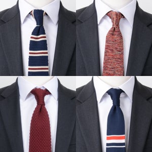 니트 울 넥타이 28종