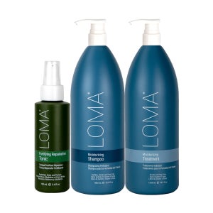 로마 샴푸 모이스처라이징 샴푸 트리트먼트 세트 1L+헤어토닉 100ml