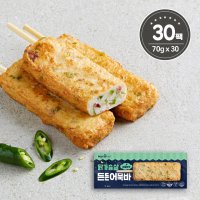 바디나인 닭가슴살 든든어묵바 매콤한맛 70g 30팩