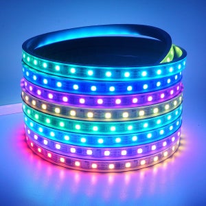 12V-24V 네오픽셀 스노우펄 RGB 방수 튜브타입LED바(모듈별매)/최대 5M까지/폭13mm x 높이 6mm/흐르는LED바