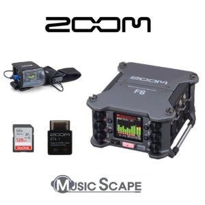 ZOOM F6 BTA1블루투스 PCF6전용케이스 128G메모리 32BIT 멀티 트랙 레코더