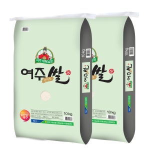 대왕님표 여주쌀 20kg 여주농협 25년 햅쌀
