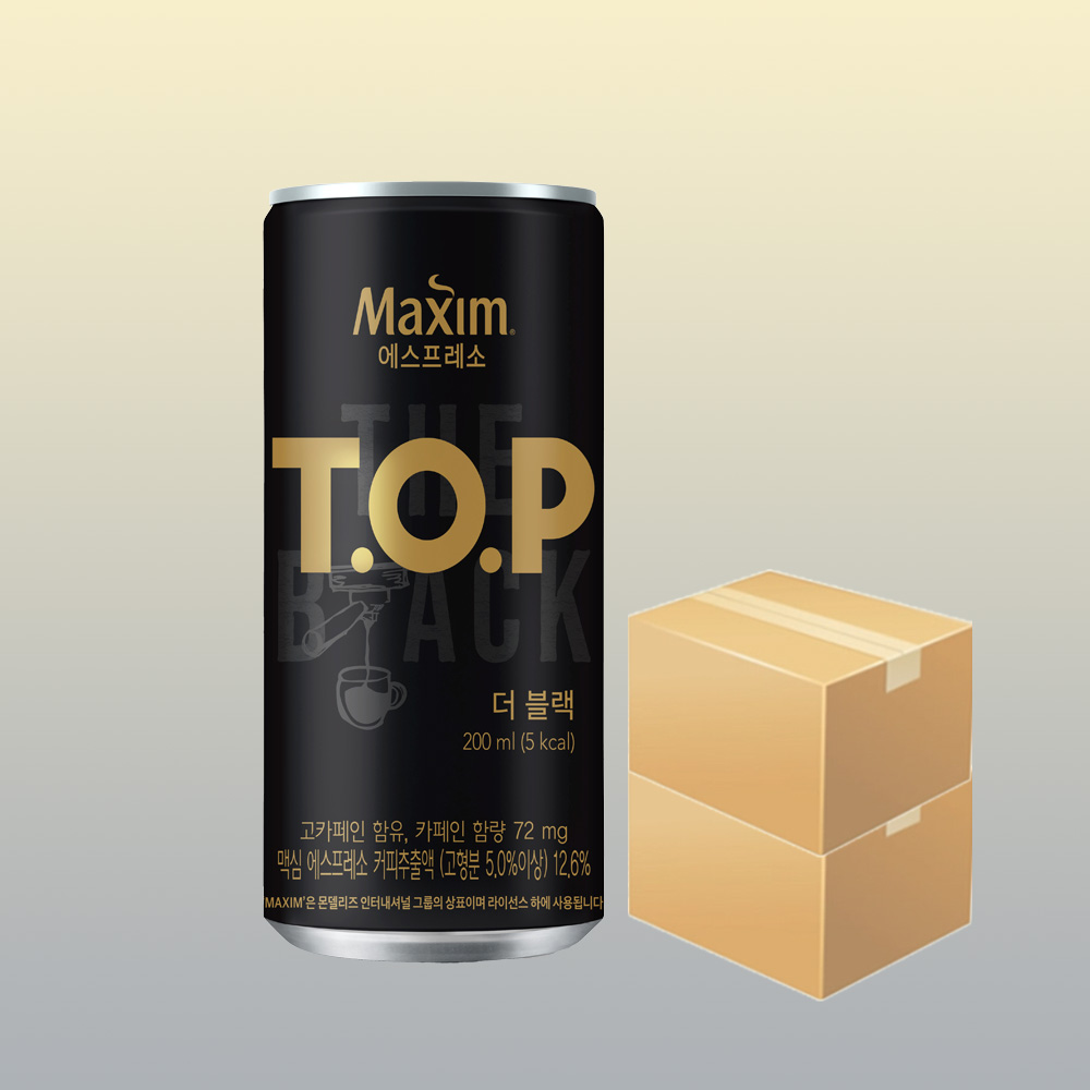 TOP 티오피 더블랙 커피 음료