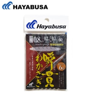 하야부사 T90701A8 빙어바늘 6본 아키타 키츠네형 빙어채비 낚시바늘 낚싯바늘