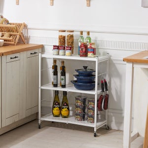 올맘 원터치 폴딩 3단 수납선반 국내제조