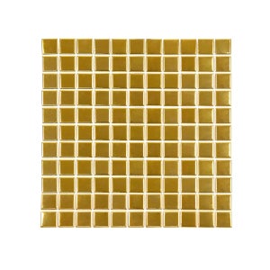 25X25 정사각 모자이크 타일 GOLD 금색 골드 유광 (11장) 현쓰몰