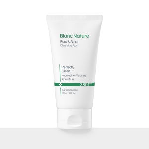 블랑네이처 여드름 기능성 클렌징폼 150ml 1개 제주 유기농 녹차 함유