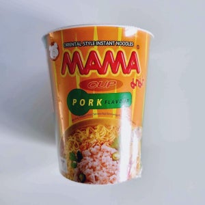 태국 컵라면 마마 인스턴트 누들 포크, 70g, 1개