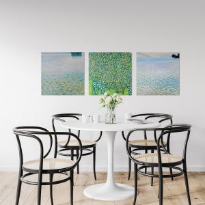 아테제 시리즈 3pcs 세트 - 구스타프 클림트 중소형 유화그림 프레임리스 거실액자