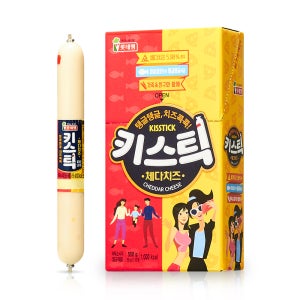롯데햄 키스틱 체다치즈 550g (55gX10개입)