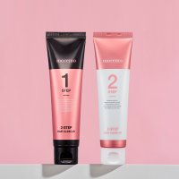 모레모 투스텝 셀프 헤어클리닉R 100ml+100ml 상한머리복구 손상모발