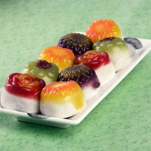 화과자 꽃찹쌀떡 선물세트(20송이)+보자기포장/수능대박기원 할인특가세일 영양만점간식 장인정신의 결정1일