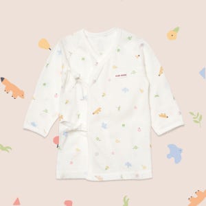 5+1 항균메쉬 무형광 아기 신생아 배냇저고리