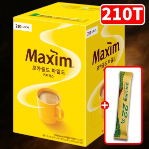 맥심 모카골드 커피믹스 210T +22곡크리스피롤 증정