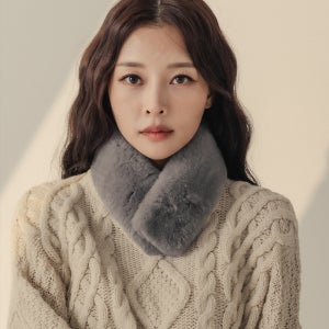 보들보들 풀스킨 렉스 쁘띠 자석 퍼 머플러