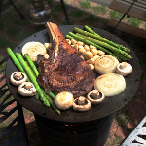 800도씨 무쇠 캠핑 그리들 인덕션 39cm 세트