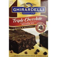 Ghirardelli Chocolate 기라 델리 트리플 초콜릿 브라우니 믹스 1.7kg