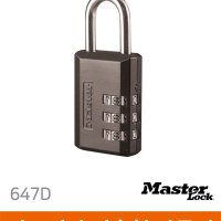 [마스터락] 번호형 자물쇠 647D / 특수키 절단방지 이중보안 Master Lock