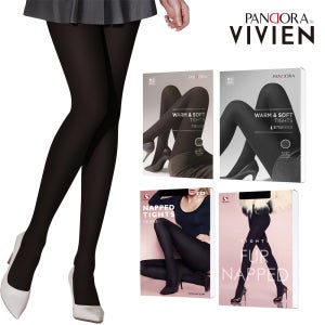 비비안 기모 레깅스 겨울 융기모 밍크 고탄력 타이즈 압박 유발 9부 무발 착시 스타킹