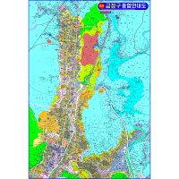 지도닷컴 부산광역시 금정구 종합안내도 대size 코팅형 150cmx210cm 금정구지도