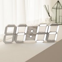 국산 플라이토 3D LED 인테리어 벽시계 대리석 LG전구 38cm