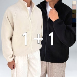 1+1 남성후리스 양털자켓 겨울 플리스집업