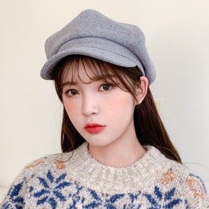 겨울 모직 팔각 마도로스 헌팅캡 모자