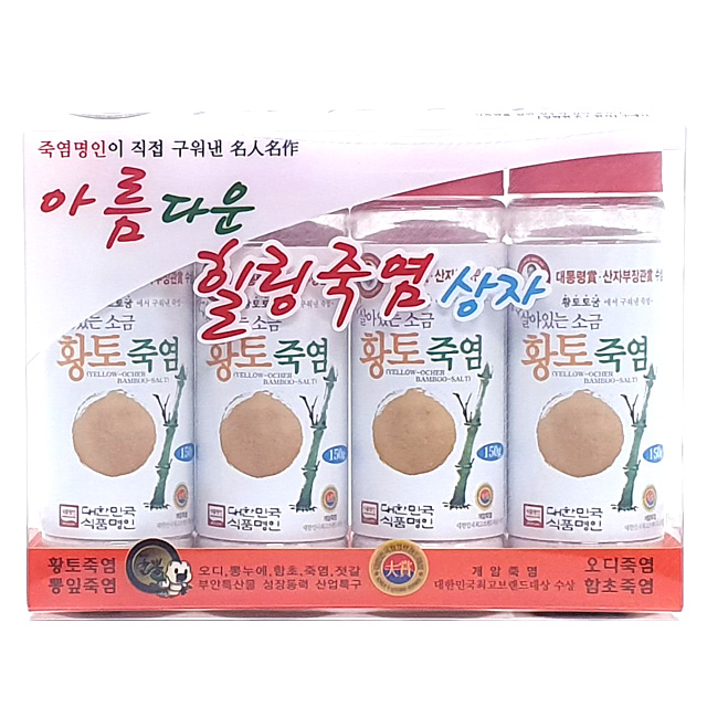 개암염 250g / 2회 생활 죽염 소금 / 개암죽염