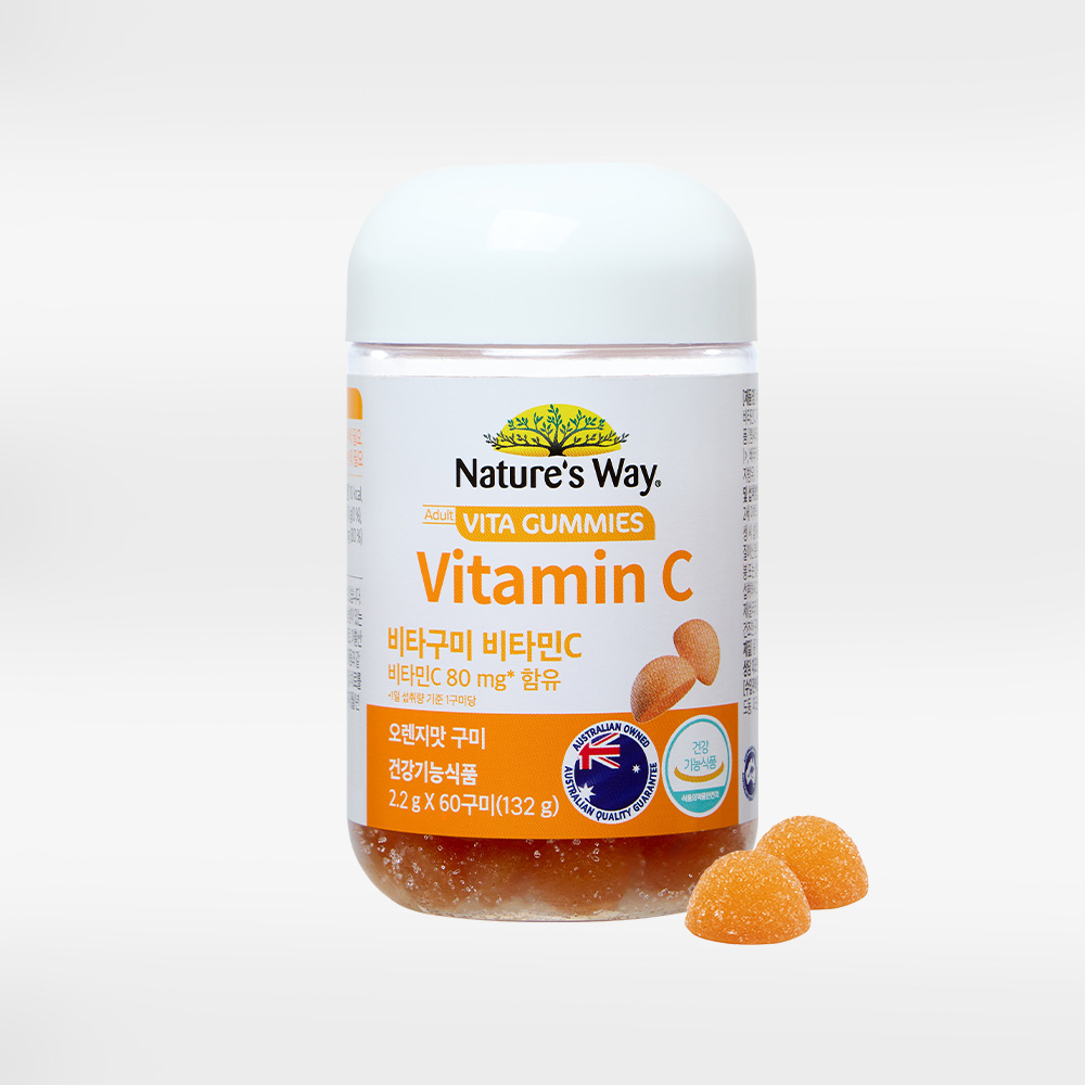 네이처스웨이 비타민C 오렌지맛 멀티구미 비타구미 60구미, 1개