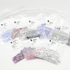 서일 페럴 8mm 펜홀단자 0.25~2.5SQ 봉단자 압착단자 전선연결 배선 Ferrule