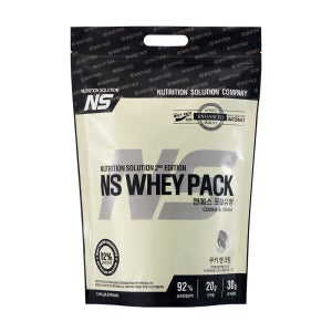NS포대유청 단백질보충제 WPC 쿠키앤크림맛, 1.25kg, 1개