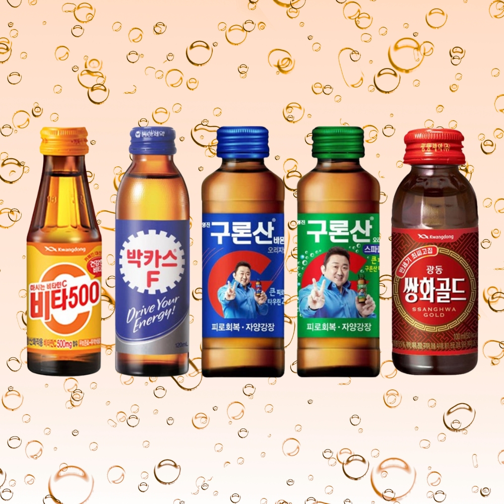비타500 박카스F 구론산 바몬드 오리지널 스파클링 쌍화골드 혼합 50병 <b>자양강장제</b>