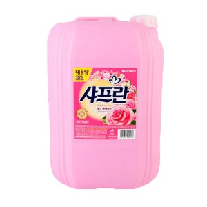 샤프란 핑크 20L 섬유유연제 말통 대용량