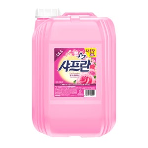 샤프란 핑크 20L 섬유유연제 말통 대용량 일반드럼겸용