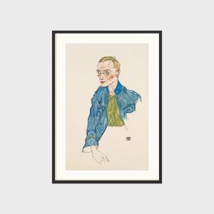 [아티쉬] 액자 / One-Year Volunteer Lance-Corporal, 에곤 쉴레(Egon Schiele)