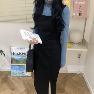 (세일) 홀리데이 뷔스티에 정장 롱원피스