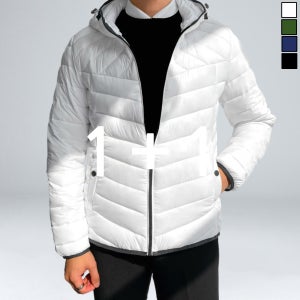 1+1 남자경량패딩 깔깔이 누빔점퍼 얇은패딩 웰론점퍼