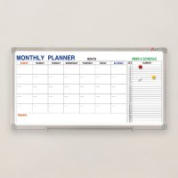 콤비 스케줄보드 monthly planner(알루미늄프레임) 달력 칠판