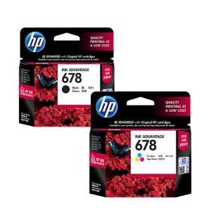HP678 CZ107AA CZ108AA 검정 컬러 세트 정품잉크 3515 4645e
