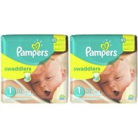 Pampers Swaddlers 팸퍼스 스와들러 밴드 기저귀 1단계 20개입 2팩