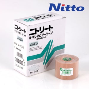 니토 키네시오로지 근육 테이핑 테이프 5cmx5m, 6개입, 베이지