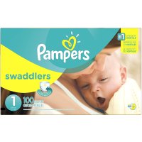 Pampers Swadlers Diapers 팸퍼스 스와들러 밴드 기저귀 1단계 100개