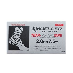 뮬러 티어라이트 화이트 5cm x 6.8m (24롤) 볼링 리프팅 테이프 중약지 손가락 스포츠 테이핑