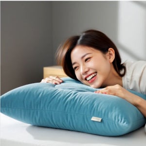 코튼샤워 스마트 경추베개 높이조절 목디스크 일자목 낮은 숙면 빨아쓰는 베개 항균 베게 M