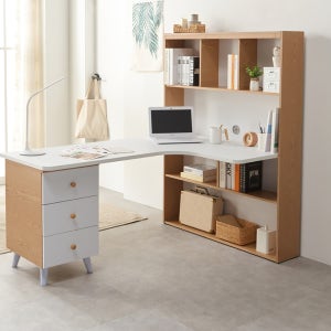 해피 서랍형 중 고등 학생 책상 서재 대학생 책상세트 긴 큰 넓은 공부 컴퓨터 테이블