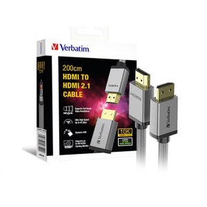 버바팀 10K 120Hz UHD HDMI 2.1 메탈 케이블 2m