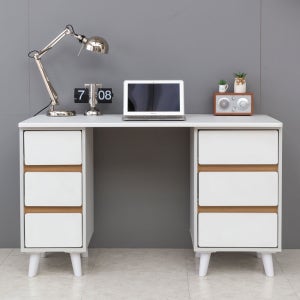 책상1200AB(88) 일자형책상 모듈형 세트 서랍형 수납 책상