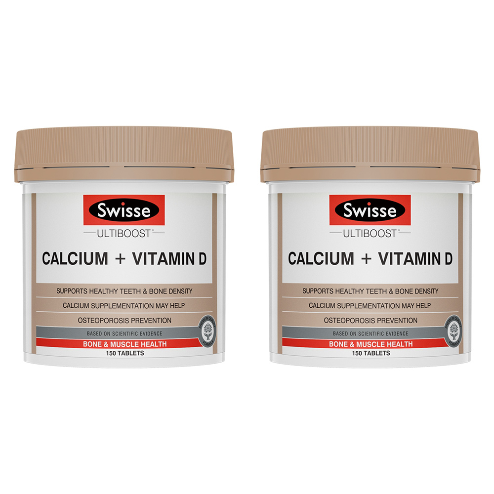 Swisse Calcium + Vitamin D <b>스위스 칼슘</b>과비타민D 150정 2박스