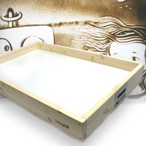 샌드라이트 콤보 110x60샌드아트 라이트박스 모래놀이 LED 테이블 밝기조절