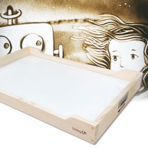 샌드라이트 콤보 트랜스폼 110x60 샌드아트 라이트박스 모래놀이 LED 테이블 밝기조절